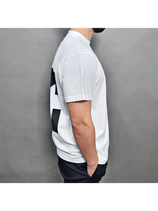 Caterpillar Arrow Over Short Sleeve T-Shirt White - OFF WHITE - BALAAN 5