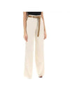 Max Mara STUDIO Cobalto Belted Cotton Trousers 001E - MAX MARA - BALAAN 2