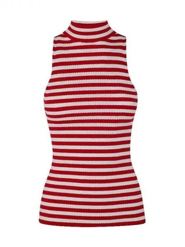 Striped turtleneck tank top 270621 - TWINSET - BALAAN 1