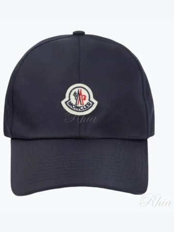 Logo Patch Baseball Cap 3B00001 0U282 778 - MONCLER - BALAAN 1