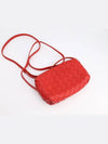 Intrecciato Mini Cross Bag Red - BOTTEGA VENETA - BALAAN 4