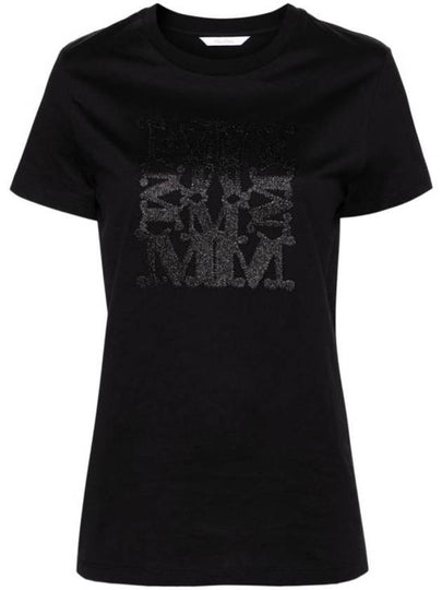 Taverna Short Sleeve T-Shirt Black - MAX MARA - BALAAN 2