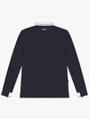 Drew Sleeve Modification Pique Collar T-shirt DM41LT33NAVY - DRUH GOLF - BALAAN 2