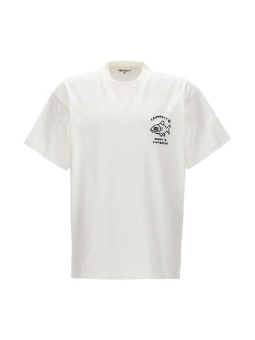 JF White Icons T shirt I03327100AXX - CARHARTT WIP - BALAAN 1