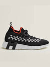 Flex Low Top Sneakers Noir Blanc - HERMES - BALAAN 3