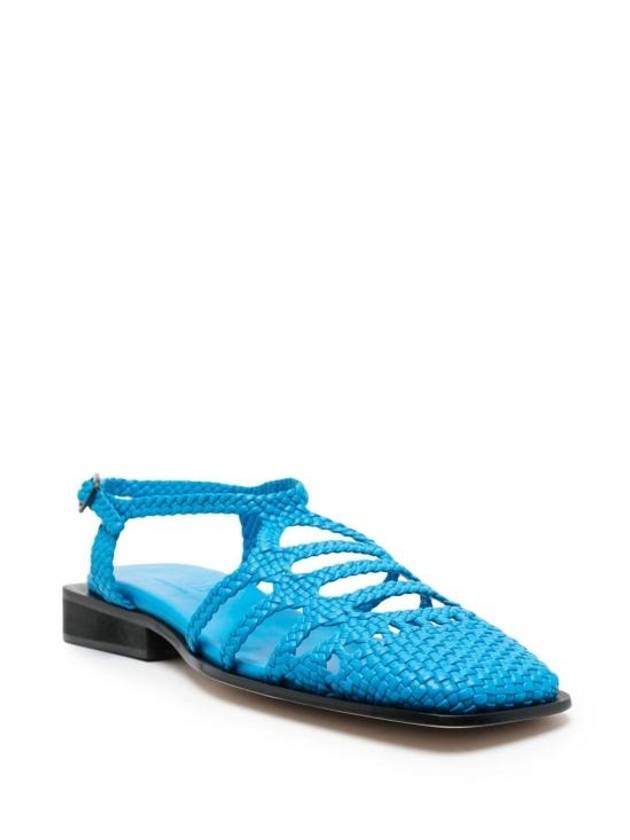 Varana Leather Sandals Blue - HEREU - BALAAN 3