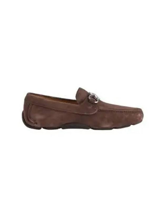 Gancini Ornament Driving Shoes Brown - SALVATORE FERRAGAMO - BALAAN 2