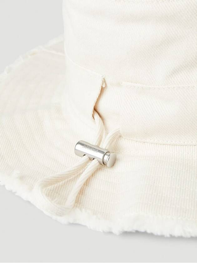 Le Bob Artichaut Bucket Hat Off White - JACQUEMUS - BALAAN 8