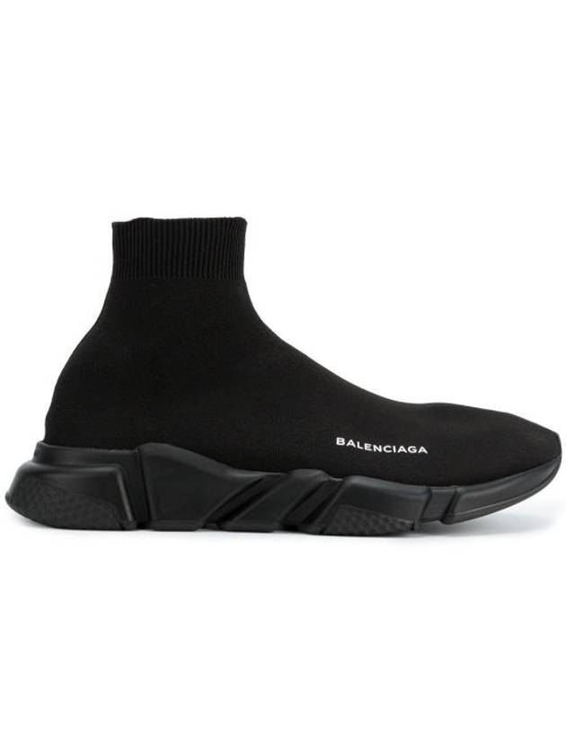 Men's Speed Recycle Knit High-Top Sneakers Black - BALENCIAGA - BALAAN 2