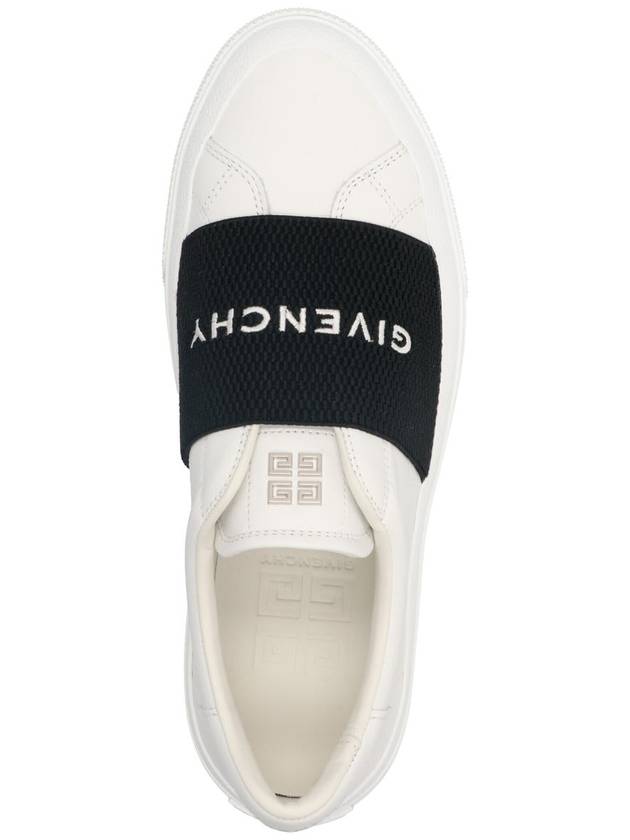 City Banding Logo Low Top Sneakers White - GIVENCHY - BALAAN 4