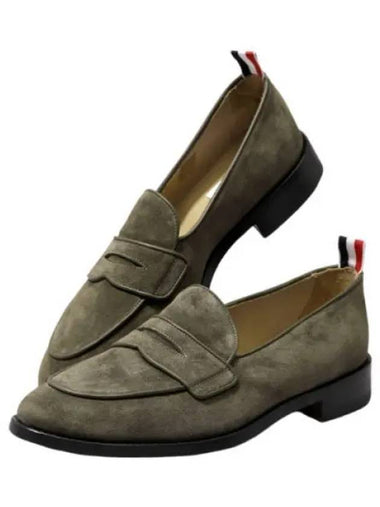 suede varsity penny loafers - THOM BROWNE - BALAAN 1