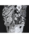 Men's Patchwork Skull Print Short Sleeve T-Shirt Black - ALEXANDER MCQUEEN - BALAAN 6