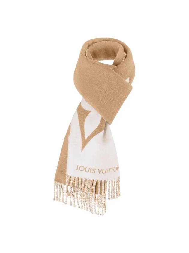 Men's Graphic Dual Scarf Beige - LOUIS VUITTON - BALAAN 1