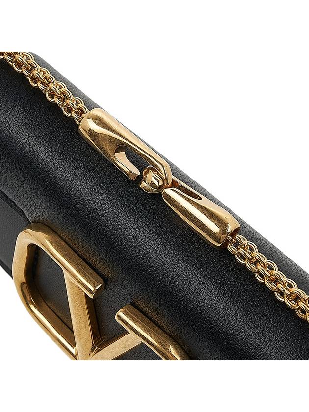 Gold Logo Micro Shoulder Bag Black - VALENTINO - BALAAN 10