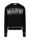 Fisherman Logo Knit Top Black - MARNI - BALAAN 2