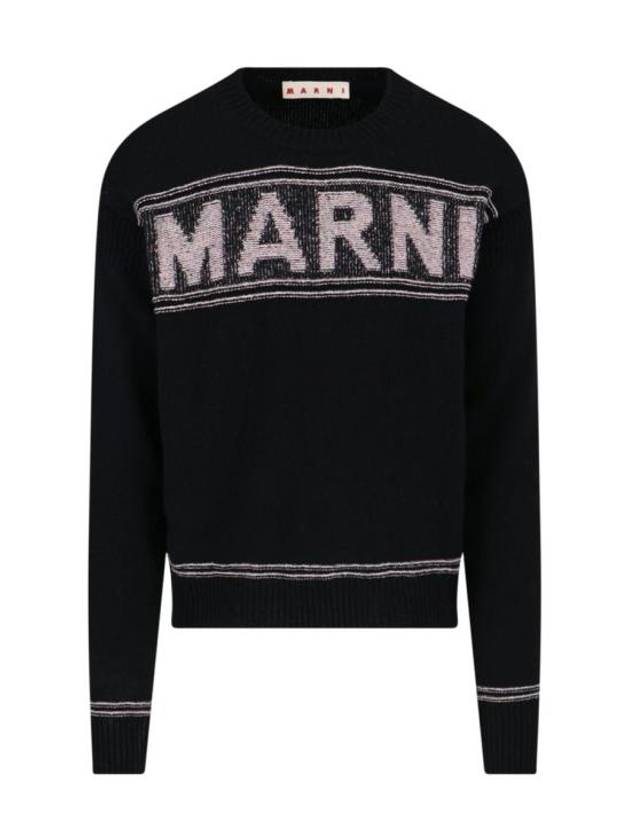 Fisherman Logo Knit Top Black - MARNI - BALAAN 2