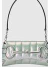 Horsebit Chain Small Green Iridescent Leather 764339 - GUCCI - BALAAN 4