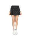 Gauge Jacquard MLW 3A AE01 BLACK Women’s Mini Pleated Skirt - MARK & LONA - BALAAN 2