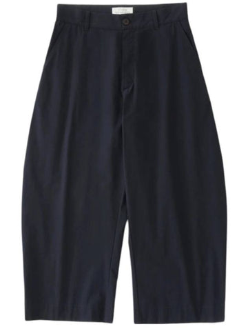 Bosun Cropped Wide Pants Dark Navy - STUDIO NICHOLSON - BALAAN 1