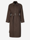 Reversible Check Motif Trench Coat Brown - BURBERRY - BALAAN 3