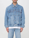 Cotton Denim Jacket Blue - DIESEL - BALAAN 5