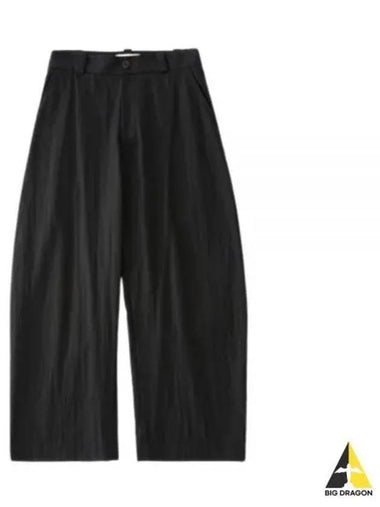 24 LEVY SPORTY COTTON VOLUME PANT BLACK 1155 Pants - STUDIO NICHOLSON - BALAAN 1