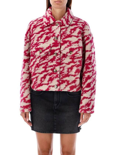 Ferida zebra jacket red beige - ISABEL MARANT ETOILE - BALAAN 2