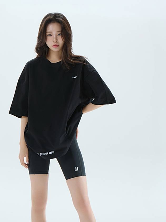 Life Standard Washing Short Sleeve T-Shirt Black - OVERTIA - BALAAN 9