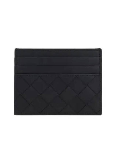 Intrecciato Card Holder Midnight Blue 607361V3US34265 - BOTTEGA VENETA - BALAAN 2