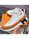 Bouncing Low Top Sneakers White Orange - HERMES - BALAAN 2