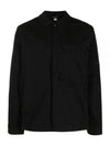 Lens Waffen Pocket Long Sleeve Shirt Black - CP COMPANY - BALAAN 2