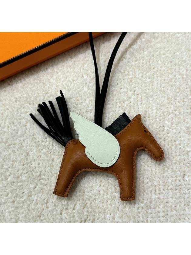 Charm calfskin lambskin Rodeo Pegasus PM decoration - HERMES - BALAAN 1