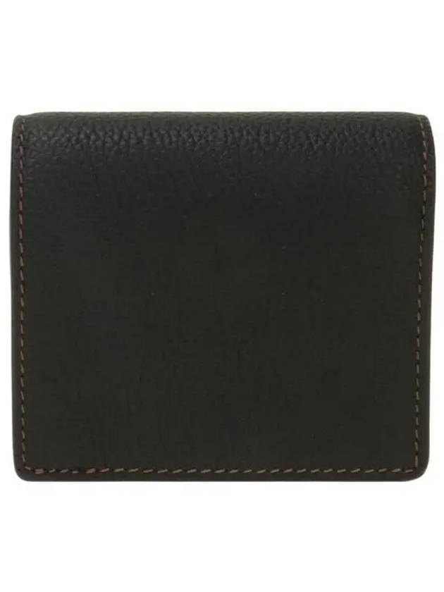 TB Grainy Leather Half Wallet Black - BURBERRY - BALAAN 4