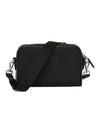 Re-Nylon Brushed Leather Shoulder Bag Black - PRADA - BALAAN 7