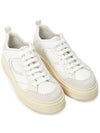 Casina Mix Low Top Sneakers White - SALVATORE FERRAGAMO - BALAAN 4