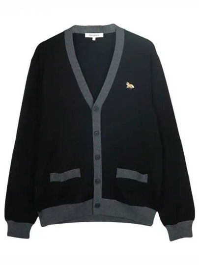 Baby Fox Patch Regular Cardigan Black - MAISON KITSUNE - BALAAN 2