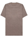 Organic Cotton Short Sleeve T-Shirt Beige - STONE ISLAND - BALAAN 3