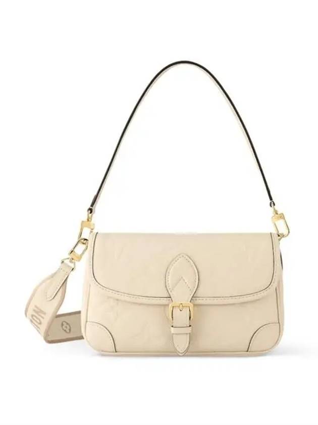 Diane Monogram Empreinte Shoulder Bag Cream - LOUIS VUITTON - BALAAN 3