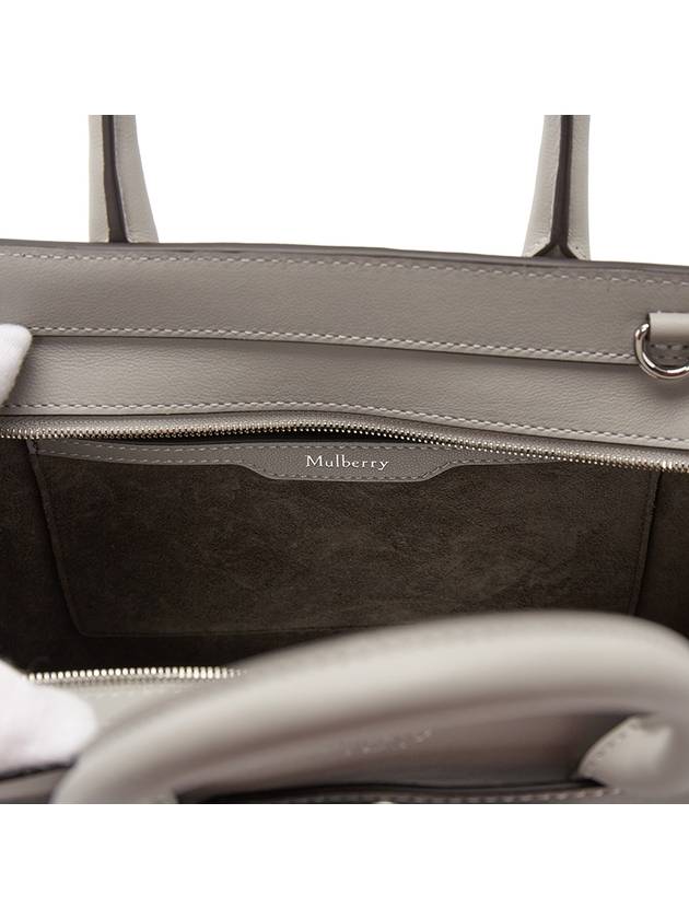 Bayswater Zipped Mini Tote Bag Grey - MULBERRY - BALAAN 11