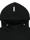 Crop Sweatshirt Big Pocket Hoodie Black - OFFGRID - BALAAN 3