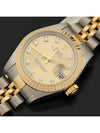 79173 26MM 18K Yellow Gold Steel Combi 10P Diamond Datejust Women s Watch - ROLEX - BALAAN 6