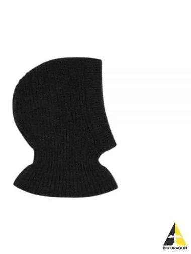 HOOD LAMBSWOOL AC1147 LK1026 612 Lambs Wool Ribbed Knit Balaclava - LEMAIRE - BALAAN 1