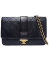 Women s A81434 Front Black Leather CC Gold Chain WOC Cross Bag - CHANEL - BALAAN 1