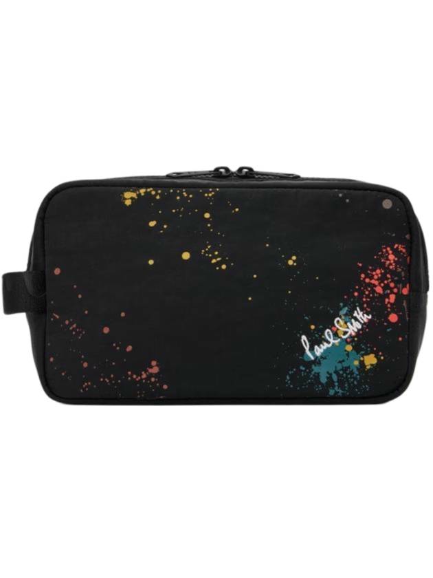 Paint Splatter Pouch Bag Black - PAUL SMITH - BALAAN 1