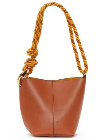 Corner Small Bucket Bag Brown - JW ANDERSON - BALAAN 1