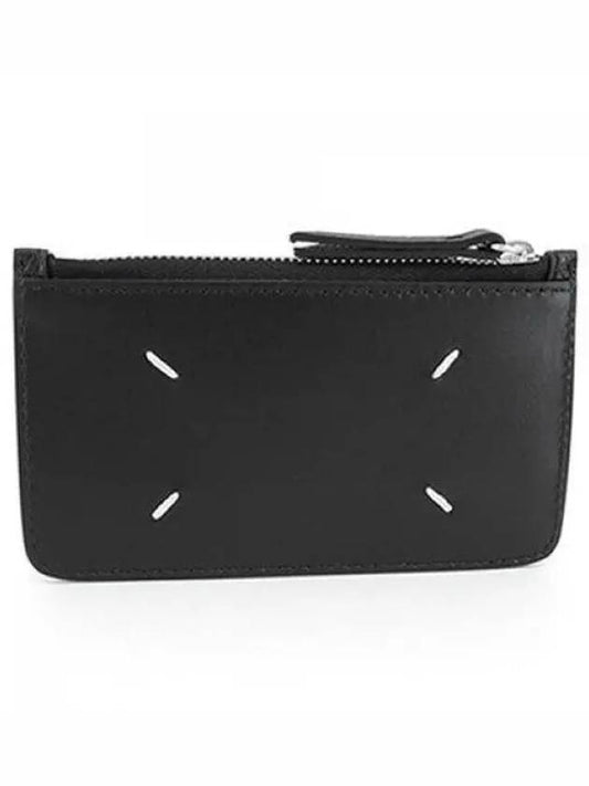 Stitch Zipper Card Wallet Black - MAISON MARGIELA - BALAAN 2