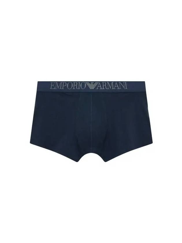 UNDERWEAR Men s Textured Logo Banding Drawn Navy 271560 - EMPORIO ARMANI - BALAAN 1