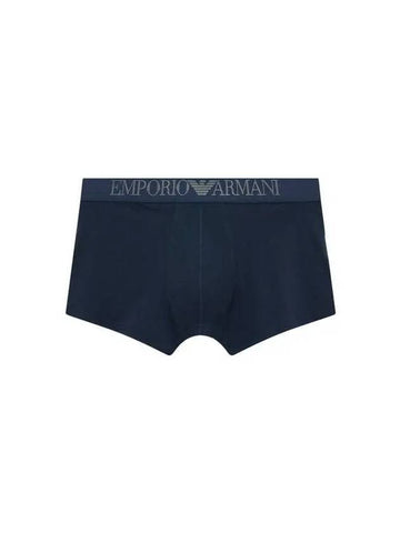 UNDERWEAR Men s Textured Logo Banding Drawn Navy 271560 - EMPORIO ARMANI - BALAAN 1