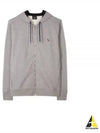 Regular Fit Zebra Logo Hooded Jacket Gray - PAUL SMITH - BALAAN 2