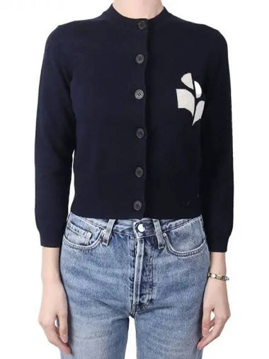 Women s Newton Cardigan Navy CA0040FA A1X05E 30MI 270049 1118938 - ISABEL MARANT - BALAAN 1